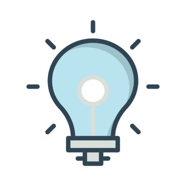 yaratıcı bir fikir yenilik vektör çizim 