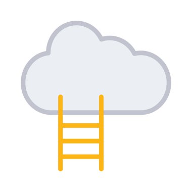 kariyer başarı merdiveni vektör çizim 