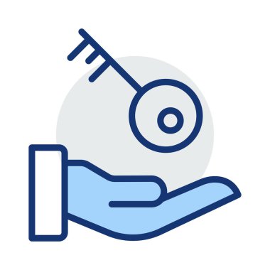 tuş kilidi erişim vektör çizim 