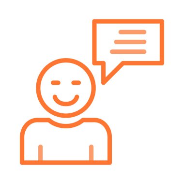 Kullanıcı iletisi profil vektör çizim 