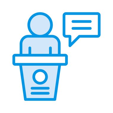 konuşma tartışma Resepsiyon vektör çizim 