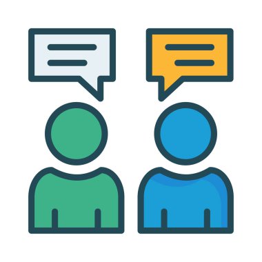 tartışma konferans vektör çizim Toplantı 