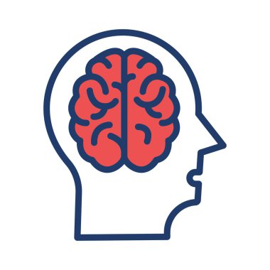 yaratıcı zihin beyin vektör çizim 