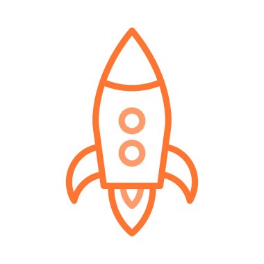 başlangıç roket destek vektör çizim 