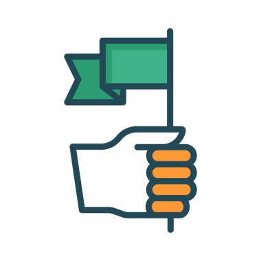 başarı hedefi başarı vektör çizim 