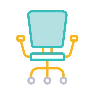 sandalye boş koltuk vektör çizim 