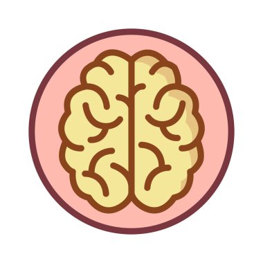 beyin yaratıcı bir fikir vektör çizim 