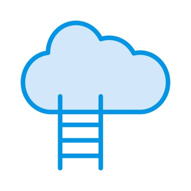 kariyer başarı merdiveni vektör çizim 