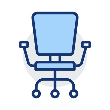 sandalye boş koltuk vektör çizim 