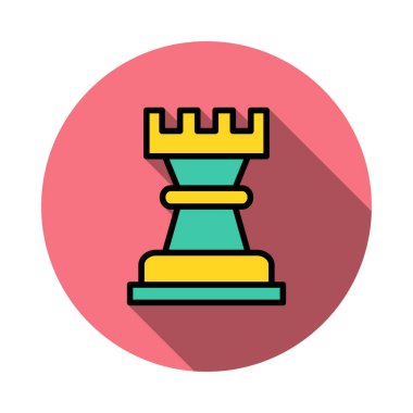 Satranç Strateji planlama vektör çizim 