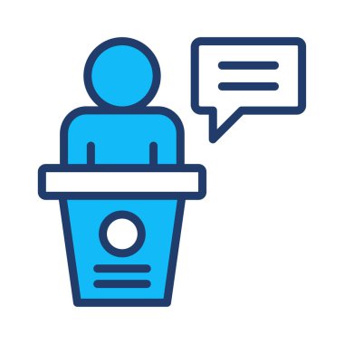 konuşma tartışma Resepsiyon vektör çizim 