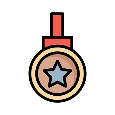 rozet madalya ödülü vektör çizim 