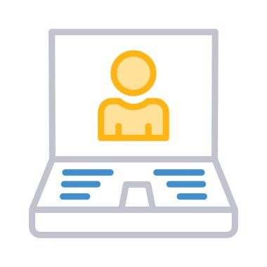 oturum açma hesabı kullanıcı vektör çizim 