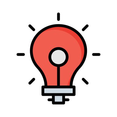 yaratıcı bir fikir yenilik vektör çizim 