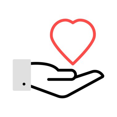 En sevdiğim aşk gibi vektör çizim 