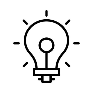 yaratıcı bir fikir yenilik vektör çizim 