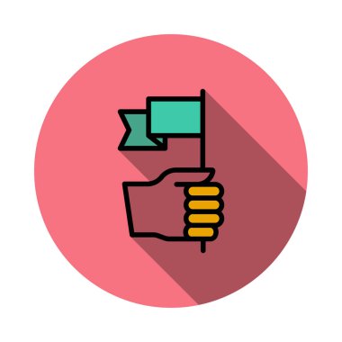 başarı hedefi başarı vektör çizim 