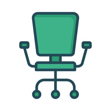 sandalye boş koltuk vektör çizim 