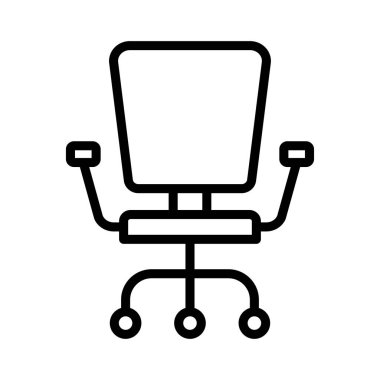 sandalye boş koltuk vektör çizim 