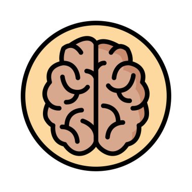 beyin yaratıcı bir fikir vektör çizim 