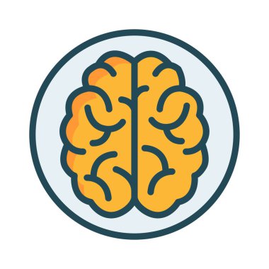 beyin yaratıcı bir fikir vektör çizim 