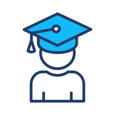 derece lisans şapka vektör çizim 