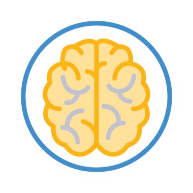 beyin yaratıcı bir fikir vektör çizim 