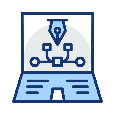 Bezier eğrisi Illustrator vektör çizim 