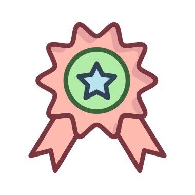 madalya rozet Ödülü vektör çizim 