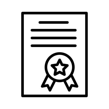 Sertifika derecesi başarı vektör çizim 