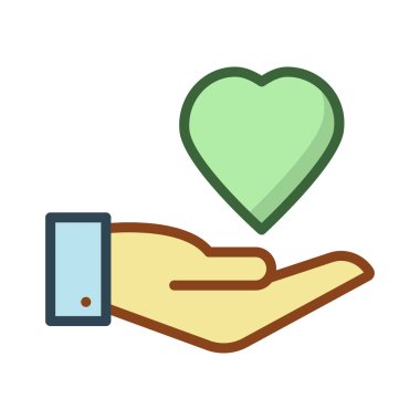 En sevdiğim aşk gibi vektör çizim 