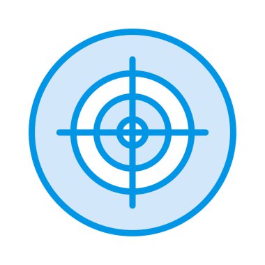 hedef odak hedefi vektör çizim 