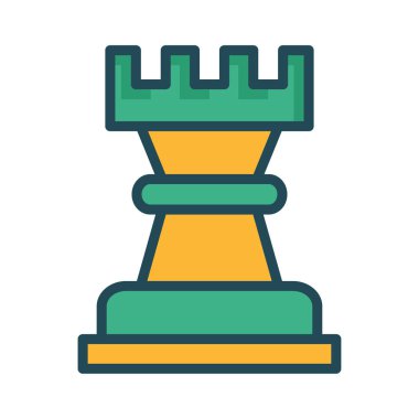 Satranç Strateji planlama vektör çizim 