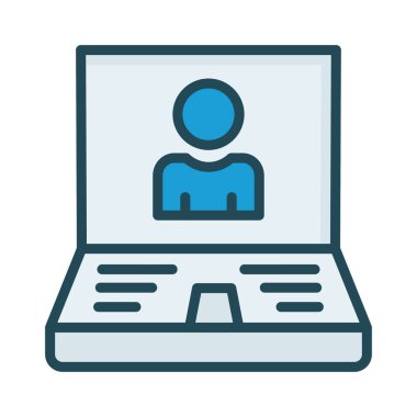 oturum açma hesabı kullanıcı vektör çizim 