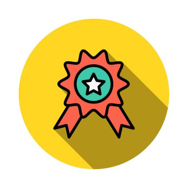 madalya rozet Ödülü vektör çizim 