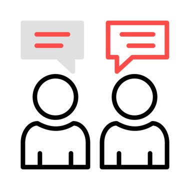 tartışma konferans vektör çizim Toplantı 