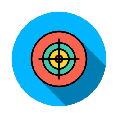 hedef odak hedefi vektör çizim 