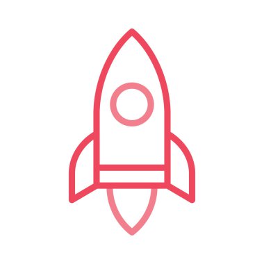 alttan yukarıya ittirmek başlangıç roket vektör çizim 