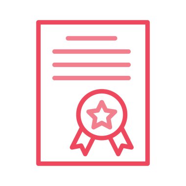 Sertifika derecesi başarı vektör çizim 