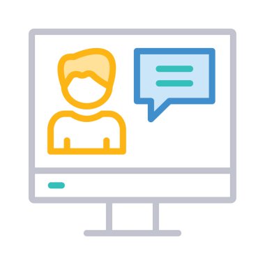 profil Kullanıcı Mesaj vektör çizim 