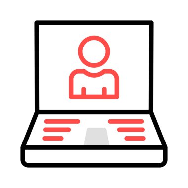 oturum açma hesabı kullanıcı vektör çizim 