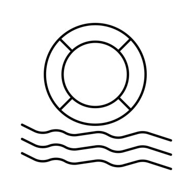 hayat tüp koruma güvenli vektör çizim 