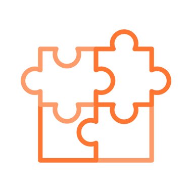 çözüm puzzle Yapboz vektör çizim 