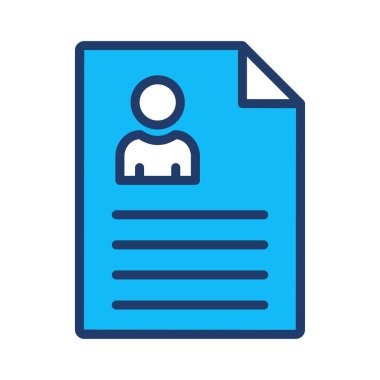 CV belge vektör çizim devam 