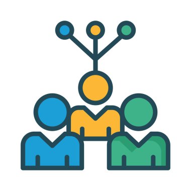 takım grup ağ vektör çizim 