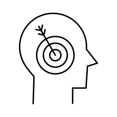 hedef hedef odak vektör çizim 