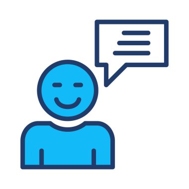 Kullanıcı iletisi profil vektör çizim 