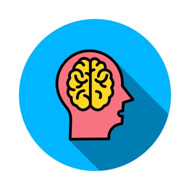 yaratıcı zihin beyin vektör çizim 