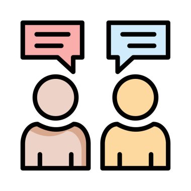 tartışma konferans vektör çizim Toplantı 