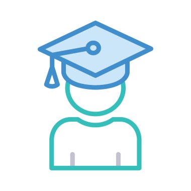 derece lisans şapka vektör çizim 